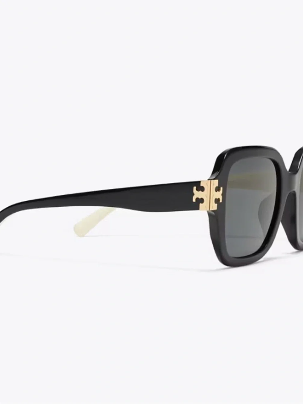 Tory Burch Black Sunglasses with Gold Accents